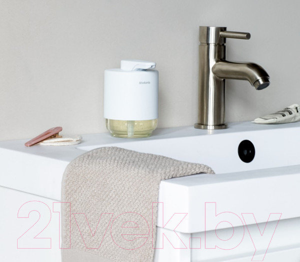 Изображение товара Дозатор для жидкого мыла Brabantia MindSet 303227 (минерально-белый)