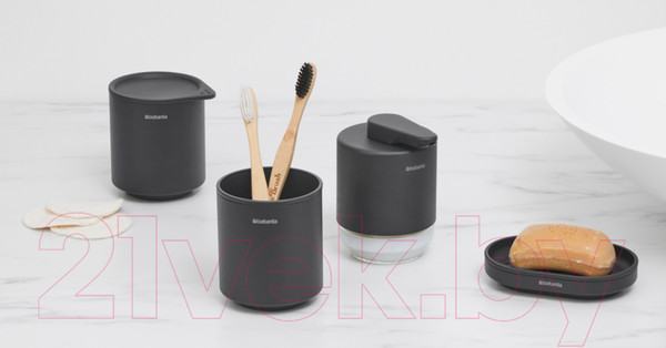 Изображение товара Дозатор для жидкого мыла Brabantia MindSet 303203 (минерально-серый)