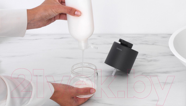 Изображение товара Дозатор для жидкого мыла Brabantia MindSet 303203 (минерально-серый)