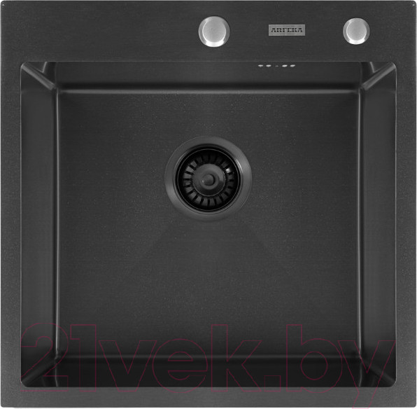 Изображение товара Мойка кухонная Arfeka Eco AR PVD Nano 50x50 (черный)