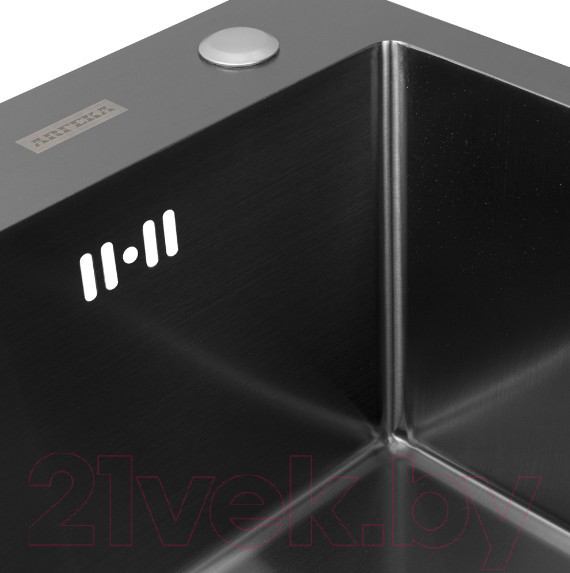 Изображение товара Мойка кухонная Arfeka Eco AR PVD Nano 50x50 (черный)