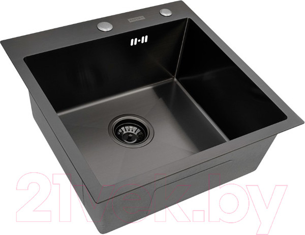 Изображение товара Мойка кухонная Arfeka Eco AR PVD Nano 50x50 (черный)