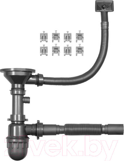 Изображение товара Мойка кухонная Arfeka Eco AR PVD Nano 50x50 (черный)