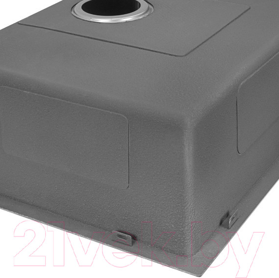 Изображение товара Мойка кухонная Arfeka Eco AR PVD Nano 50x50 (черный)