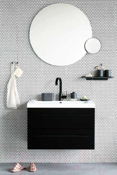 Изображение товара Стакан для зубной щетки и пасты Brabantia MindSet 303241 (минерально-серый)