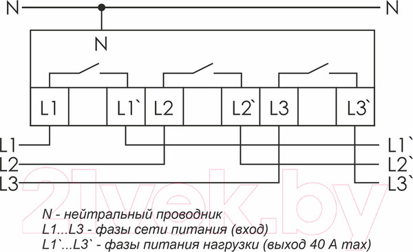 Изображение товара Реле напряжения Евроавтоматика CP-723-3 / EA04.009.022