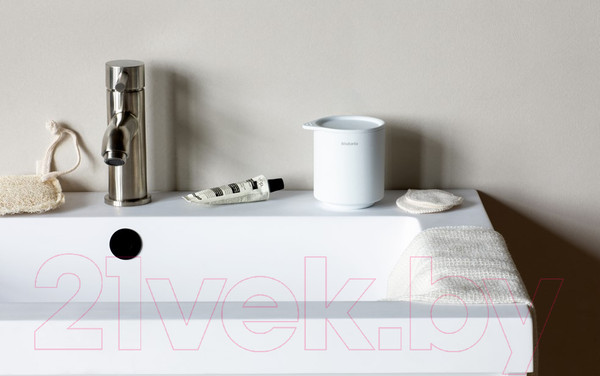 Изображение товара Банка в ванную Brabantia MindSet 303302 (минерально-белый)
