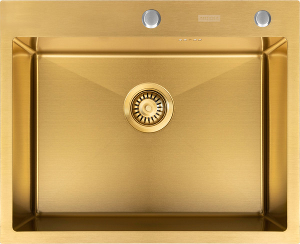 Изображение товара Мойка кухонная Arfeka Eco AR PVD Nano 60x50 (золото)