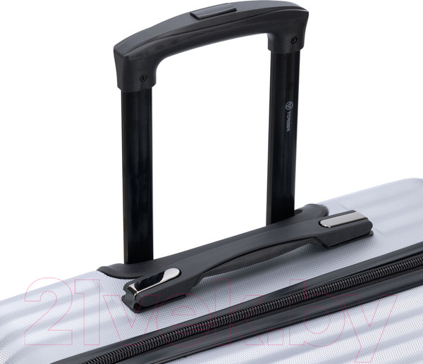 Изображение товара Чемодан на колесах Torber Lama / T1919M-Silver (серебристый)