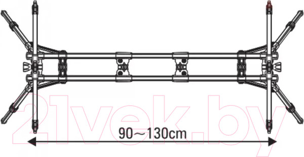 Изображение товара Подставка для удилища Weihai Fstk Род-под на 4 удилища