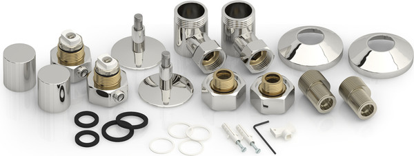 Изображение товара Полотенцесушитель водяной Сунержа Аксиома-10 60x50 / 00661-6050