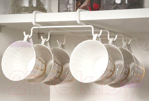 Изображение товара Держатель для кружек Violet 820006 (белый)