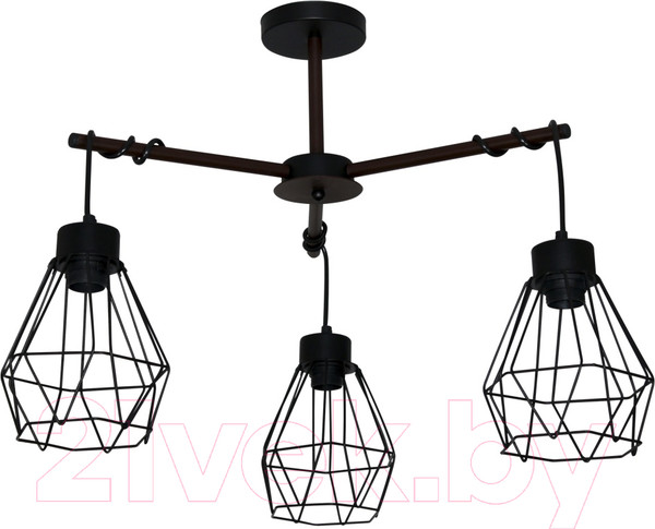 Изображение товара Люстра Элетех Магна 131 НПБ 01-3х60-220 Е27 / 1005404961 (черный муар)