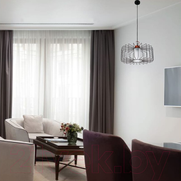 Изображение товара Потолочный светильник Элетех Манго 211 НСБ 01-60-171 Е27 / 1005405087 (черный муар)