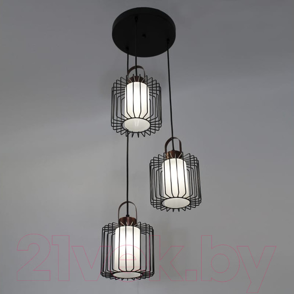 Изображение товара Люстра Элетех Манго 231 НСБ 01-3х60-167 Е27 / 1005405089 (черный муар)