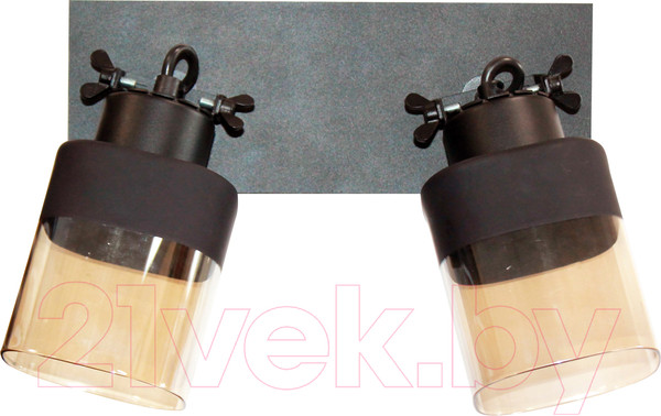 Изображение товара Спот Элетех Марш 121 НПБ 01-2х60-140 Е27 / 1005404968 (черный муар)