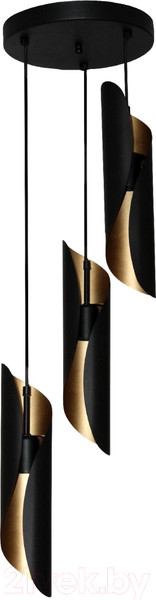 Изображение товара Люстра Элетех Маэстро 2 233 НСБ 01-3х60-157 Е27 / 1005404628 (черный/золото)