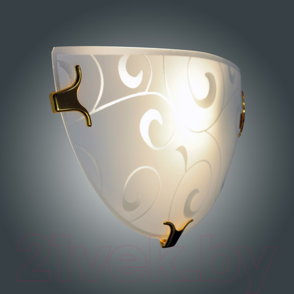 Изображение товара Бра Элетех Морокко 300/2 НББ 21-60 М19 / 1005206072 (матовый белый/золото)