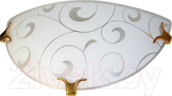 Изображение товара Бра Элетех Морокко 300/2 НББ 21-60 М19 / 1005206072 (матовый белый/золото)