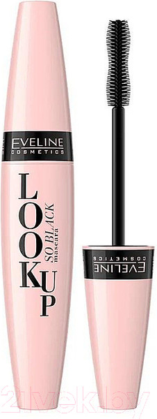 Изображение товара Тушь для ресниц Eveline Cosmetics Look Up So Black Увеличивающая объем разделяющая (10мл)