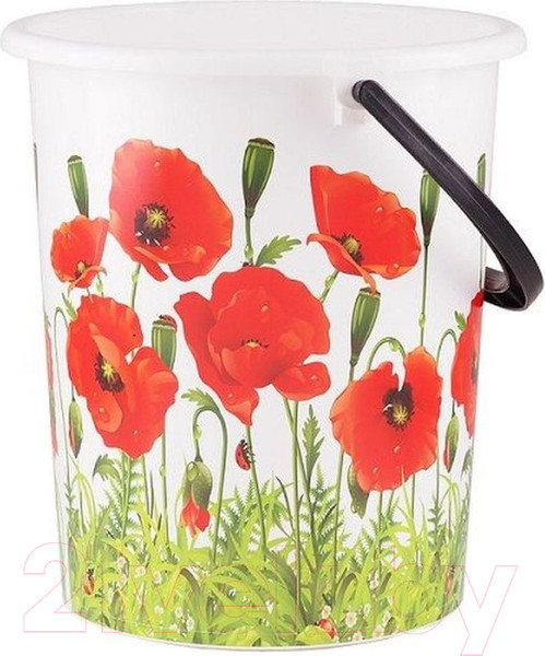 Изображение товара Ведро Полимербыт Цветы / 4314302