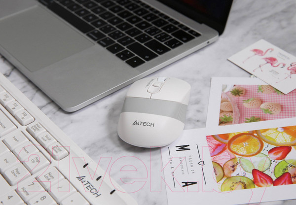 Изображение товара Мышь A4Tech Fstyler FG10S (белый)