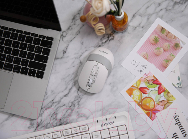 Изображение товара Мышь A4Tech Fstyler FG10S (белый)