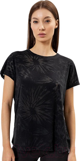 Изображение товара Футболка спортивная Mark Formelle 302637 (р.164/170-84-90, разводы на черном)