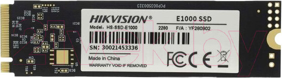 Изображение товара SSD диск Hikvision 1TB (HS-SSD-E1000)