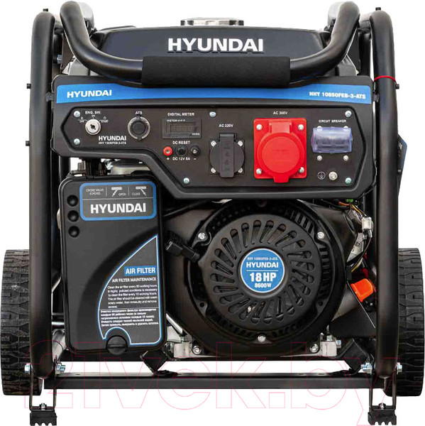 Изображение товара Бензиновый генератор Hyundai HHY 10850FEB-3-ATS