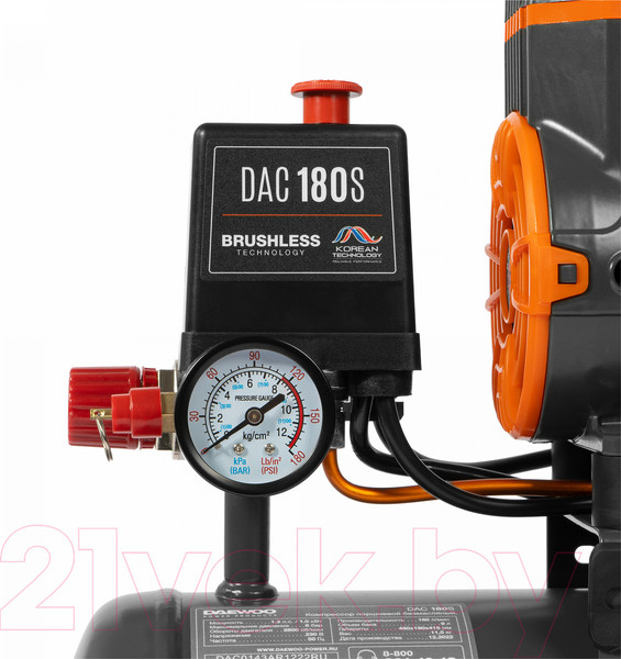 Изображение товара Воздушный компрессор Daewoo Power DAC 180S