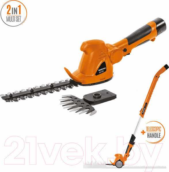 Изображение товара Кусторез аккумуляторный Daewoo Power DAHT 1212Li SET
