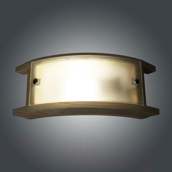 Изображение товара Бра Элетех Полесье 260х110 НББ 06-40 М39 / 1005205878 (матовый белый/сосна)