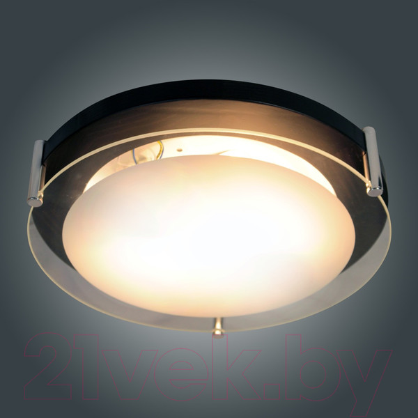 Изображение товара Потолочный светильник Элетех Полесье 300 НПБ 09-2х40-002 М95 / 1005205892 (белый/венге)