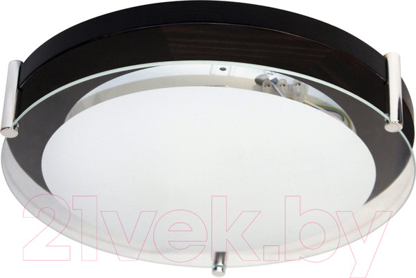 Изображение товара Потолочный светильник Элетех Полесье 300 НПБ 09-2х40-002 М95 / 1005205892 (белый/венге)