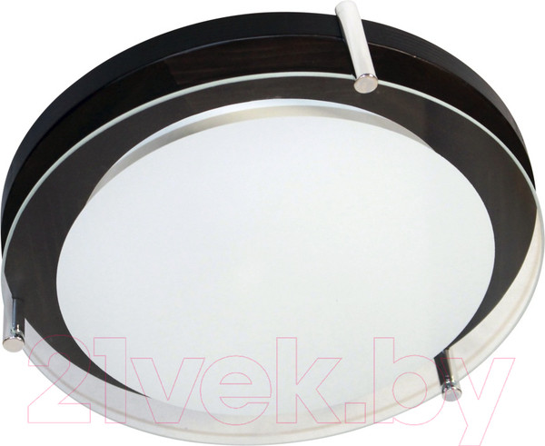 Изображение товара Потолочный светильник Элетех Полесье 300 НПБ 09-2х40-002 М95 / 1005205892 (белый/венге)
