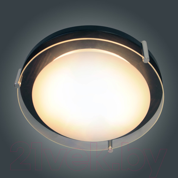 Изображение товара Потолочный светильник Элетех Полесье 300 НПБ 09-2х40-002 М95 / 1005205892 (белый/венге)