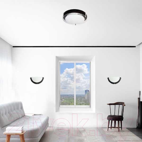 Изображение товара Бра Элетех Полесье 300/2 НББ 06-40 М41 / 1005205886 (белый/венге)