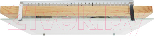 Изображение товара Потолочный светильник Элетех Полесье 400х400 НПБ 09-3х40-003 М97 / 1005205893 (белый/сосна)