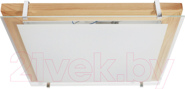 Изображение товара Потолочный светильник Элетех Полесье 400х400 НПБ 09-3х40-003 М97 / 1005205893 (белый/сосна)