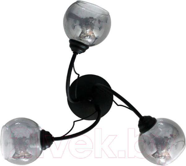 Изображение товара Люстра Элетех Милана 131 НСБ 01-3х60-131 Е27 / 1005405006 (черный)