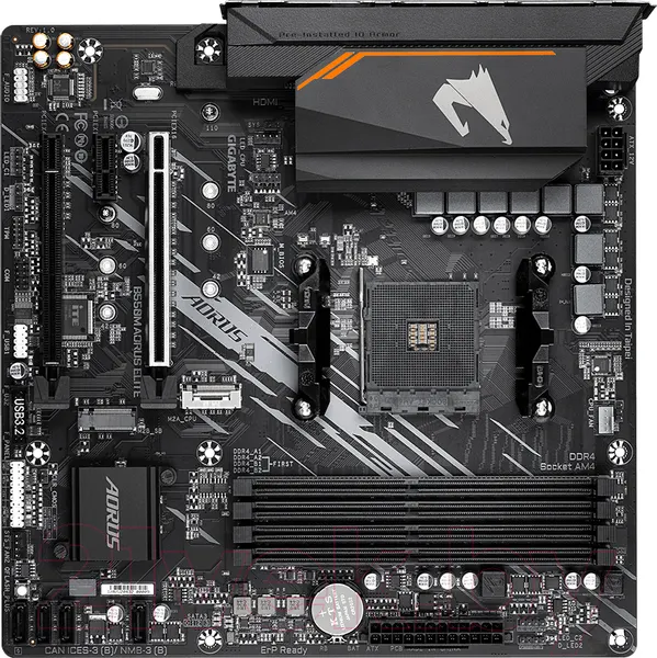 Изображение товара Материнская плата Gigabyte B550M Aorus Elite 1.3