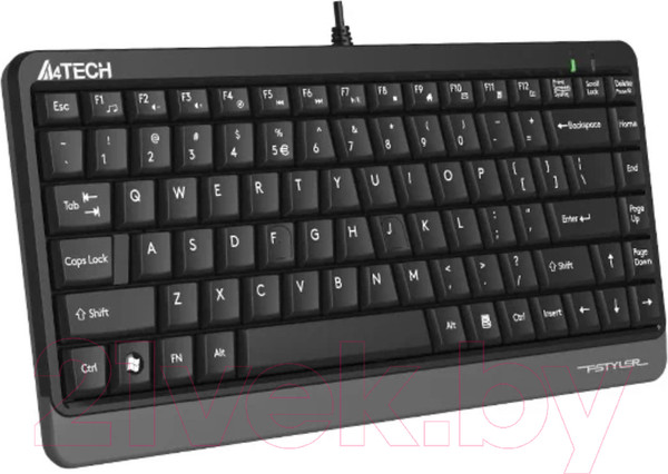 Изображение товара Клавиатура A4Tech Fstyler FKS11 (черный/серый)