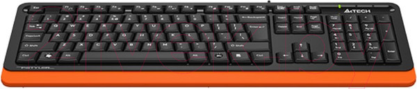 Изображение товара Клавиатура A4Tech Fstyler FKS10 (черный/оранжевый)