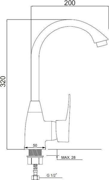 Изображение товара Смеситель РМС PL5CH-017F