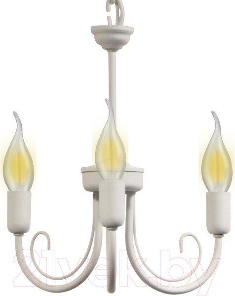 Изображение товара Люстра Элетех Рустика 231 НСБ 01-3х60-134 Е14 / 1005404139 (белый)