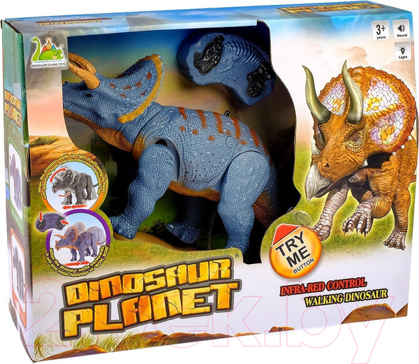 Изображение товара Радиоуправляемая игрушка Sima-Land Динозавр Трицератопс / 1657334