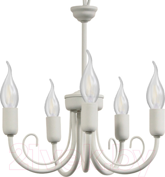 Изображение товара Люстра Элетех Рустика 251 НСБ 01-5х60-121 Е14 / 1005404140 (белый)