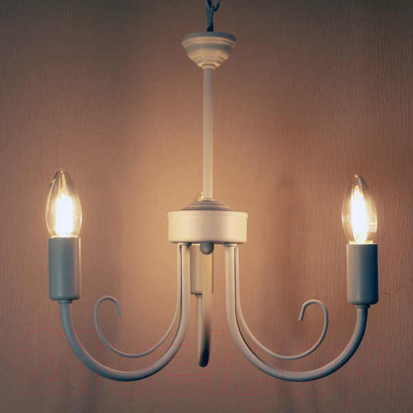 Изображение товара Люстра Элетех Рустика 251 НСБ 01-5х60-121 Е14 / 1005404140 (белый)