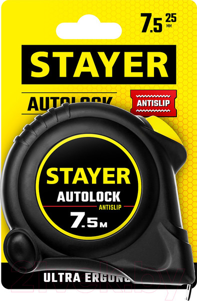 Изображение товара Рулетка Stayer 2-34126-07-25-z02